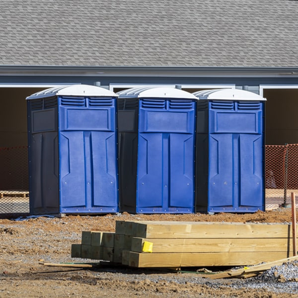 how do you dispose of waste after the porta potties have been emptied in Ida